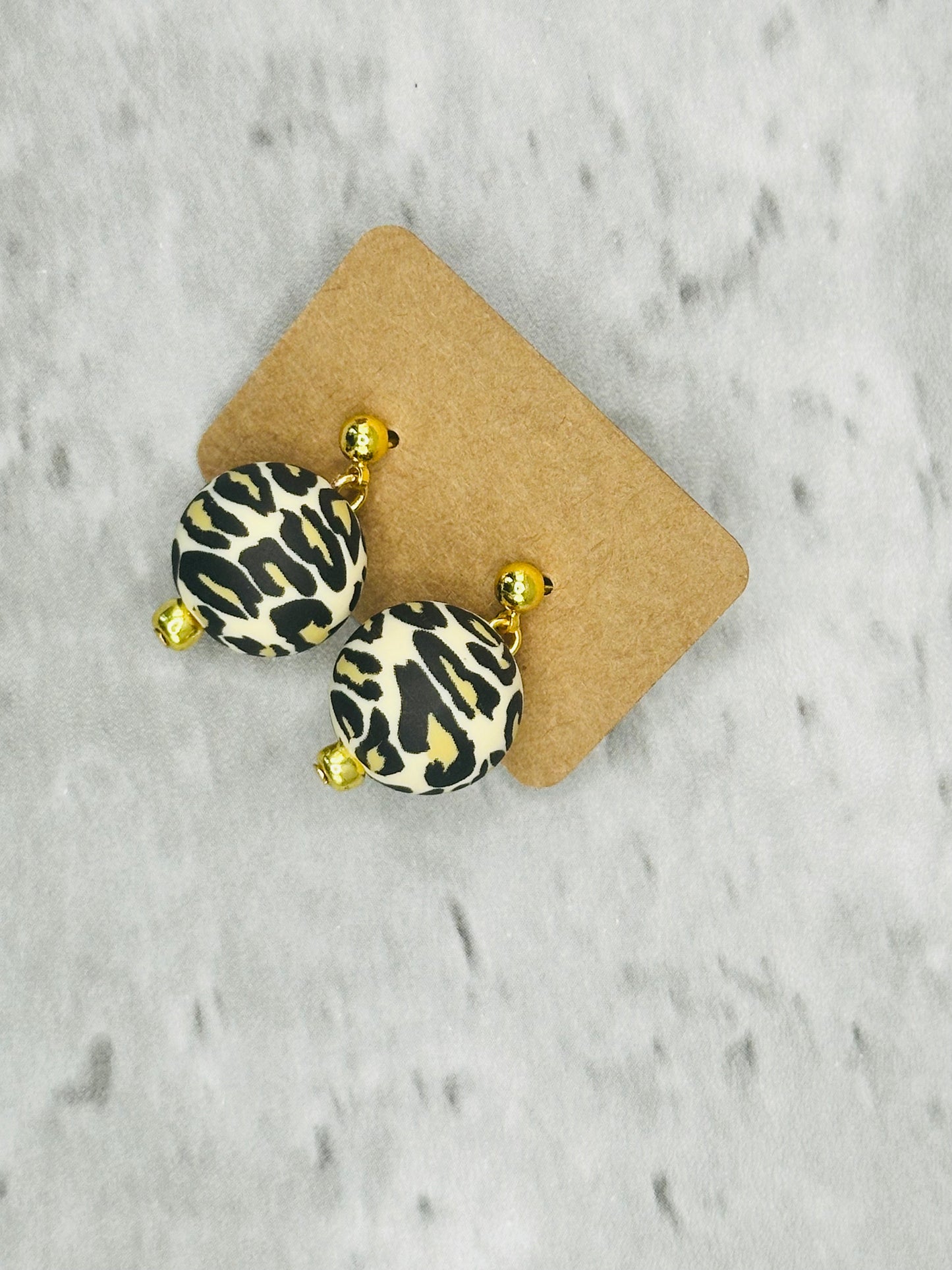 'GoldLeopard' Earrings